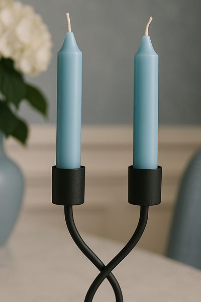 fromro Little Grace candle holder matte black