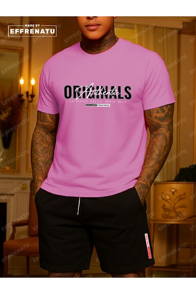 EFFRENATU Trendy Clothing Set of T-Shirts and Shorts with Print in Different Colors and Large Sizes