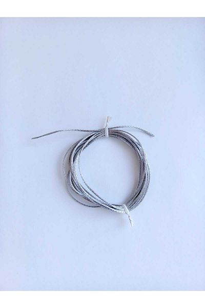 Eskişehir hobi sanat 1.2 mm 3 Meters Silvery Silver Silver Monofilament String Jewelry Design Packaging Gift Packaging String
