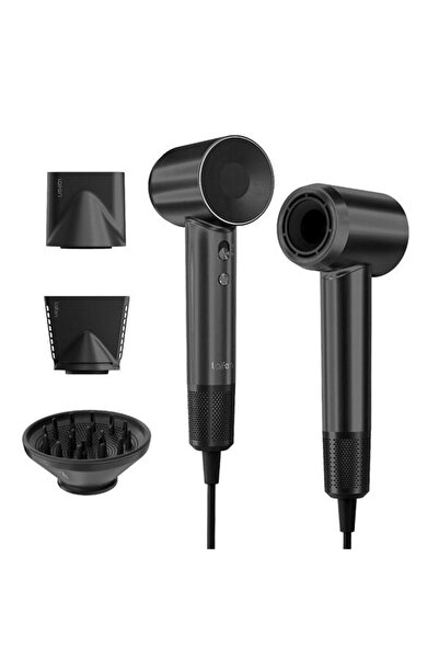 Laifen Swift Siyah 1600W 3 Başlıklı Yüksek Hızlı Saç Kurutma Makinesi