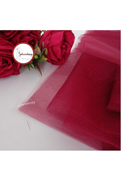 Gelincimherşey Бургунди кристален тюл с дължина 4 метра и ширина 3 метра