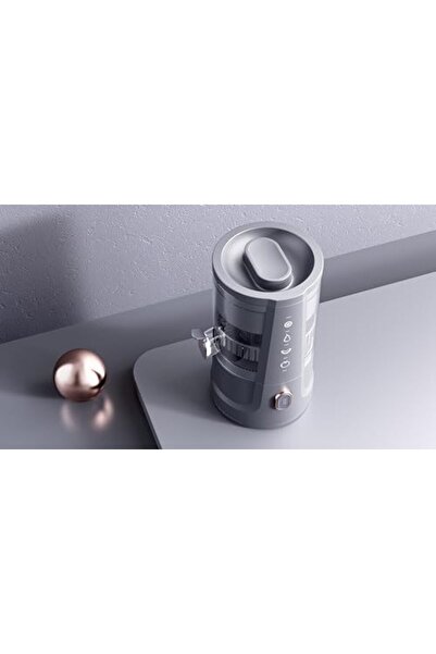 rebune Corded Electric Citrus Juicer with Unique Design Hands-Free Practical Fruit Juicer Multifunct