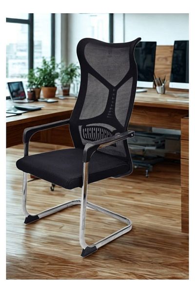 smart home Comfortable office chair set consisting of two chairs, a fixed computer chair, a meeting chair, a visitor training and conference chair