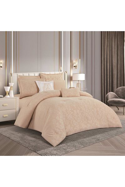 HOURS Horse 8-Piece Double Size Floral Quilt Set