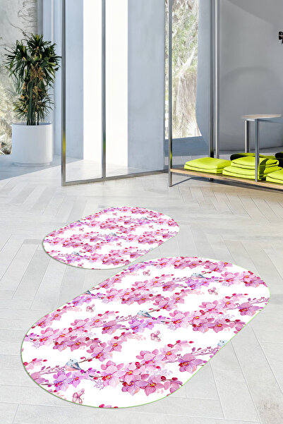 Viyana Home Σετ 2 τεμαχίων τουαλέτας με εμπριμέ αντιολισθητική βάση που πλένε...