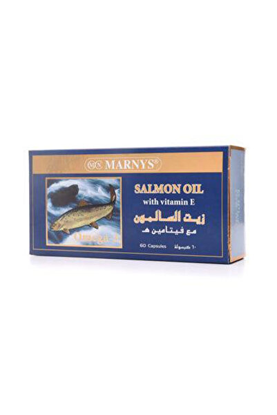 MARNEY Marnys Salmon Oil with Vitamin E 60 Capsules