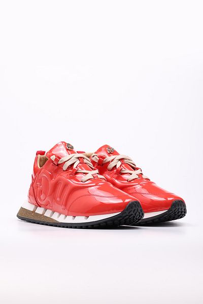 Ayakkabıhane Inside and Outside Genuine Patent Leather Red Women's Sports Shoes Ah08167261400568