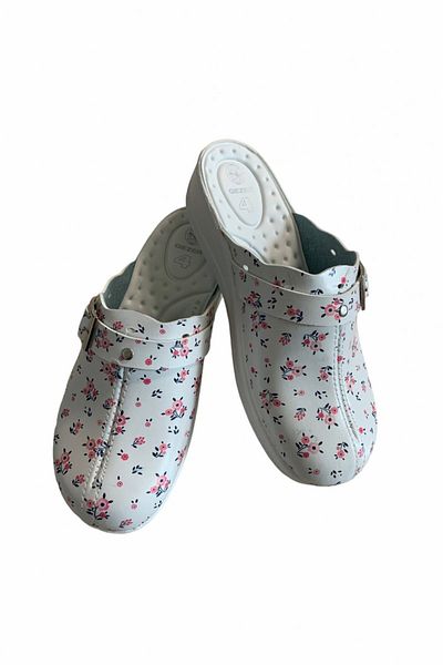 TECOS Medical clogs for women, medicinal, sanitary, multi-colored, 36