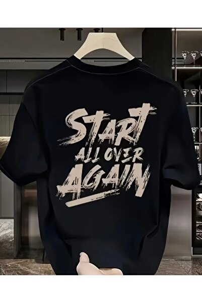 Panda Baskı Tekstil تيشيرت كبير الحجم بتصميم مخصص مطبوع من Start