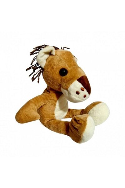OEM Plush Toy, Jungle Animal with Embroidered Details, Lion, 23 cm