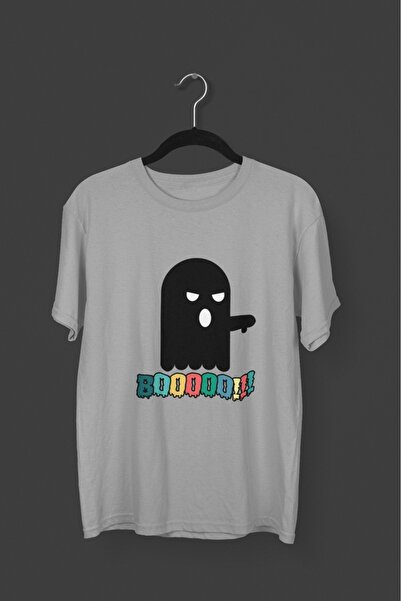 ArtYus TRIOCĂ CU MÂNĂ SCURTĂ CU GÂRĂ ROTUNDĂ IMPRIMATĂ BOOO TRANSFER PENTRU B...