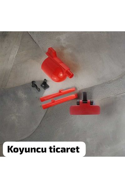 Koyuncu P 1200 Practical Vacuum Cleaner Red Complete Set