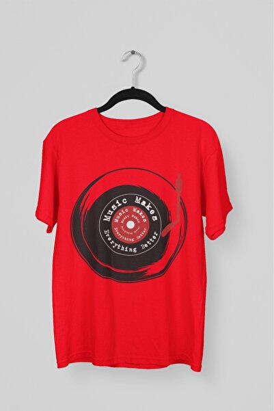 ArtYus МЪЖКА/ЖЕНСКА МУЗИКАЛНА ТРИКОТАЖНА БЛУЗА С КРЪГЛА ЯКА И КЪСИ РЪКАВИ