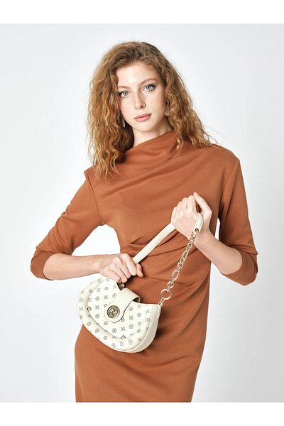 Pierre Cardin Beige Women's Shoulder Bag 05Pc25Y10305-Mn