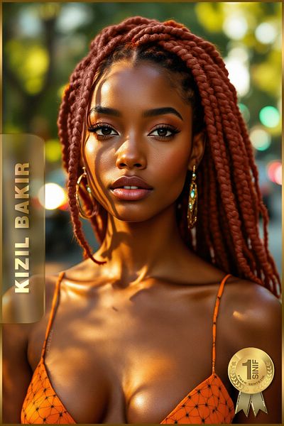 TAM TARZ Fiber Synthetic Hair for African Braid Rasta and Box Braid - Red Copper