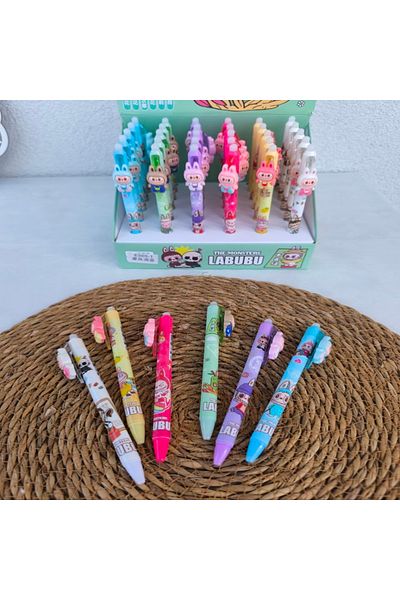 senacacollection 1 Piece Erasable Gel Pen Labubu Gel Pen Blue Ink