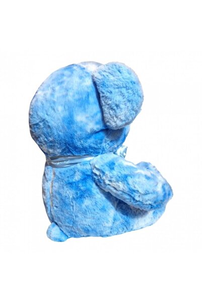 OEM Jucărie de pluș, Ursuleț cu panglică de satin, 35 cm, Albastru