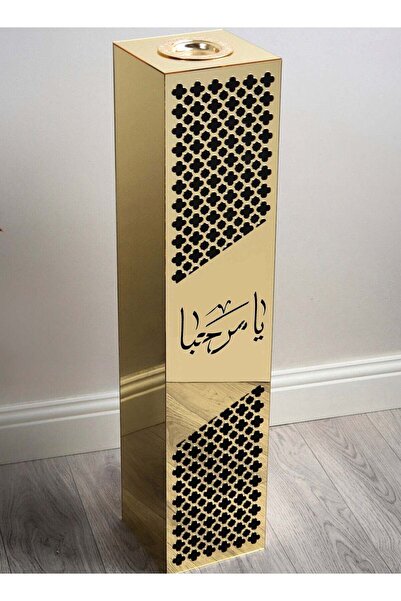 Story of candle مبخره و مدخنه الضيافه الذهبيه تحمل عبارة يامرحبا مصنوعة من ال...