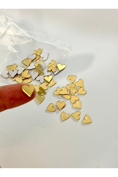Home KALP PLEKSİ GOLD - 2 CM BOYUNDA SÜSLEME VE HOBİ AKSESUARLARI 50 ADET