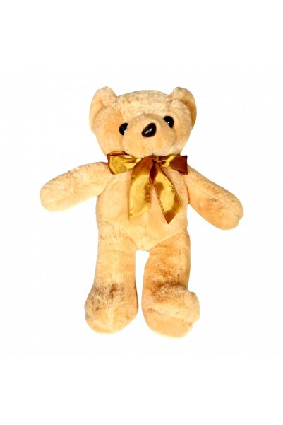 OEM Plush Toy, Bear with Satin Bow, Brown, 30 cm