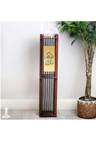 Story of candle Wooden Incense Burner for Hospitality and Reception