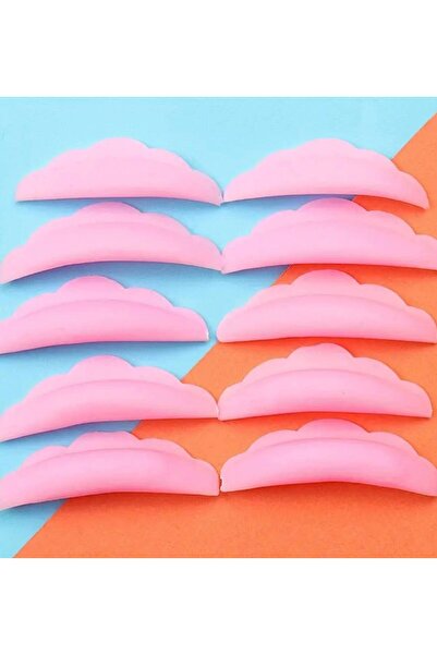 Lash Kirpik lifting silikon pedi (S,M,M1,M2,L) 5 çift. pembe renk