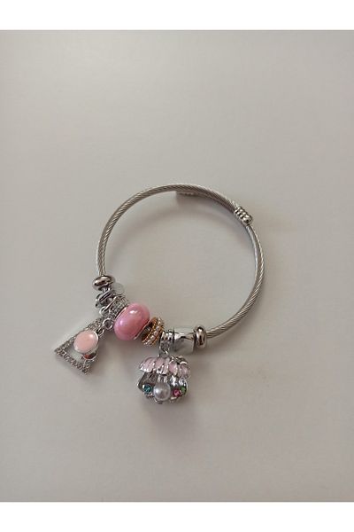 Lumina Atelier Charm Oyster Steel Bracelet