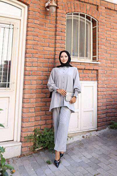 ECESSAMODAM Льняний комплект одягу для мусульманок