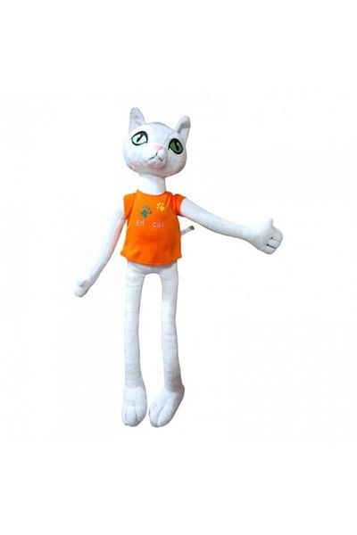 OEM Plush Toy, Cat with Metallic Insert, Elf Cat, 50 cm, White