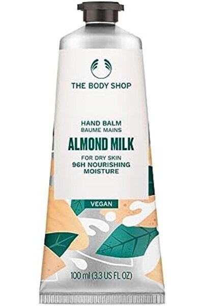 THE BODY SHOP بلسم اليدين بحليب اللوز للبشرة الجافة والحساسة، ترطيب يدوم 96 س...