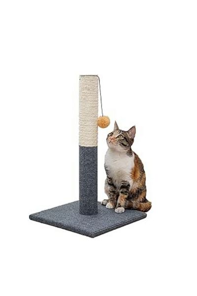 TRADE BAY Cat Scratching Post Grey, Size 30cm*30cm*53cm