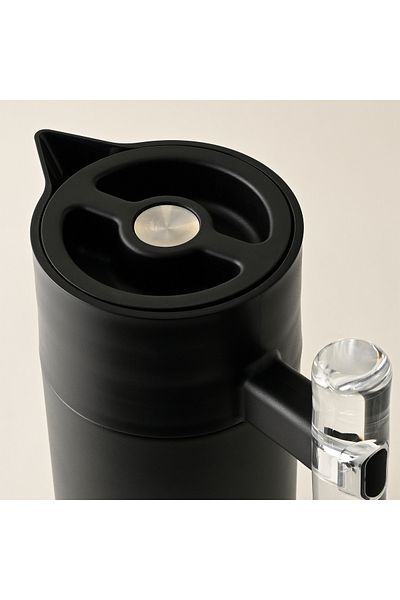 Generic Stainless Steel Vacuum Flask - 1200Ml - Black