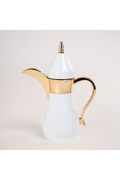 Dallaty mini vacuum flask white/gold 300 ml