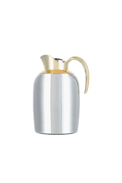 Dallaty Sarab steel vacuum flask silver/gold 1.3L