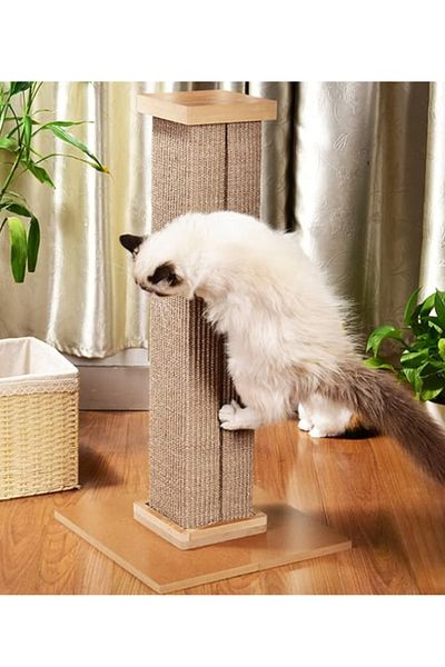 TRADE BAY Cat Scratching Post,80cm Tall (Brown)