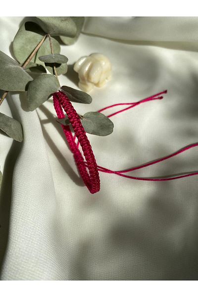 sabiha aksesuar Macrame Weave String Bracelet Surfer Bracelet - Water Resistant, Adjustable Handmade Bracelet