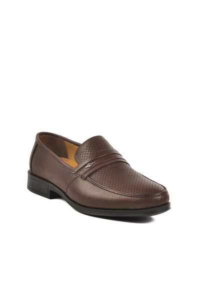AYAKMOD 302 Gel Sole Brown Genuine Leather Men's Casual Shoes