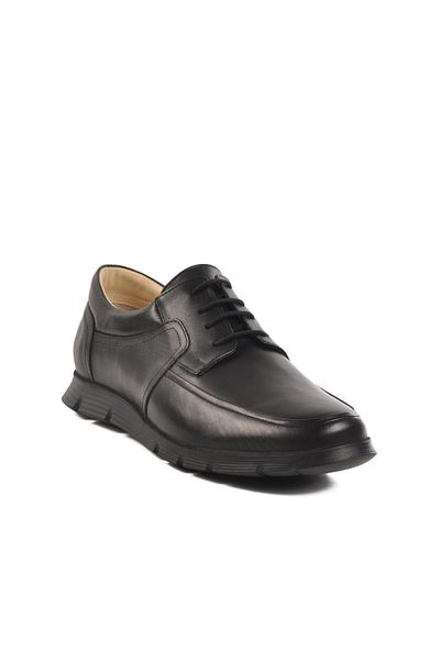 WALKWAY 667 m Large Size Black Genuine Leather Men's Classic Shoes