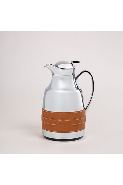 Dallaty steel vacuum flask brown chrome 1L