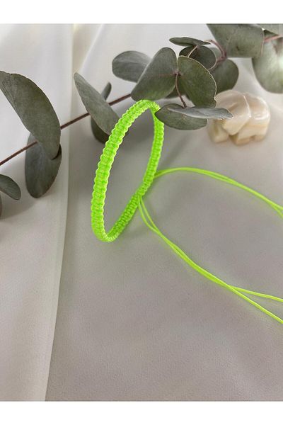 sabiha aksesuar Macrame Weave String Bracelet Surfer Bracelet - Water Resistant, Adjustable Handmade Bracelet