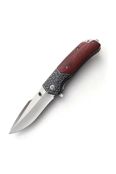 OEM Cuțit de vânătoare multifuncțional, pliabil, funcție de spargere a sticlei, 21,5 cm