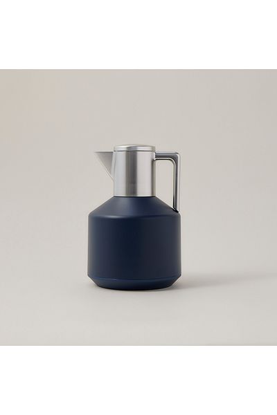 Generic Oumq - Plastic and Steel Vacuum Flask - 1L - Blue
