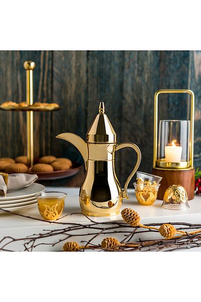 Dallaty mini vacuum flask gold 300 ml
