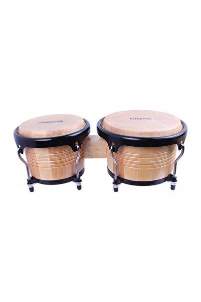 Lucetta lbg254 model ahşap 7'' 8'' inç ağaç profesyonel bongo