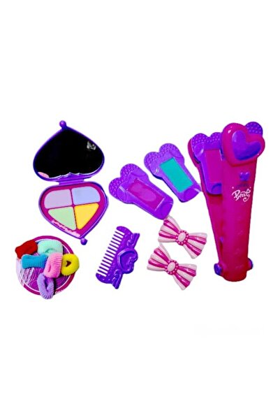 OEM Set make up, hair coloring in 3 colors, mirror and accessories for girls, 18 pieces