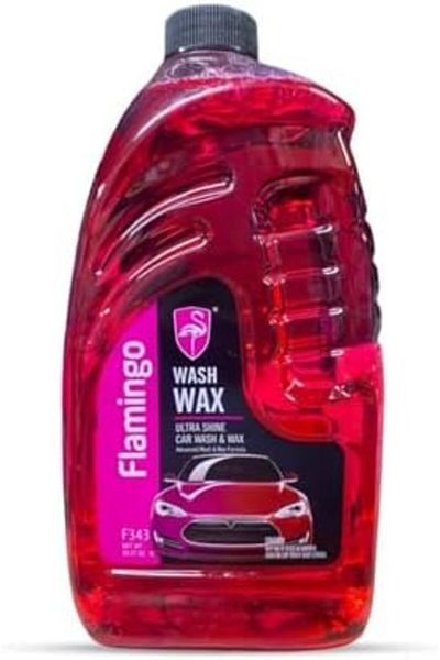 Flamingo Shampoo Car Wash with Wax (1, Red)