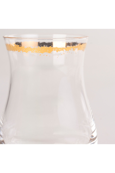 Dallaty La Mesa white porcelain and glass tea and coffee cups set 18 pcs