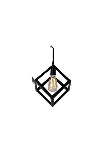 SUNPA 40W Ceiling Lights, Black, Tulip Cone Disc pendant light for Bedroom, Kitchen, Living Room