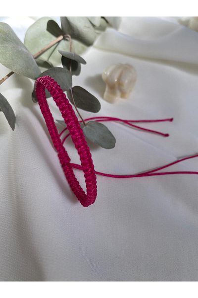 sabiha aksesuar Macrame Weave String Bracelet Surfer Bracelet - Water Resistant, Adjustable Handmade Bracelet