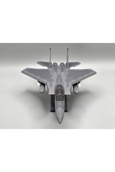 GİT3D F-16 Aircraft Kit Card Mockup (Gray)